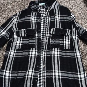 long sleeve plaid shirt